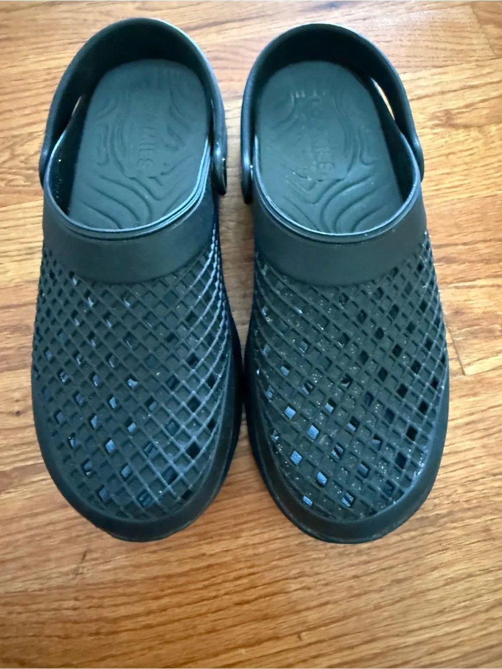 NEW MENS SKECHERS FOAMIES GO WALK Size 10 AMBITION Black EVA Clog NWOB